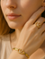 Gold-Plated Bracelet & Ring Set