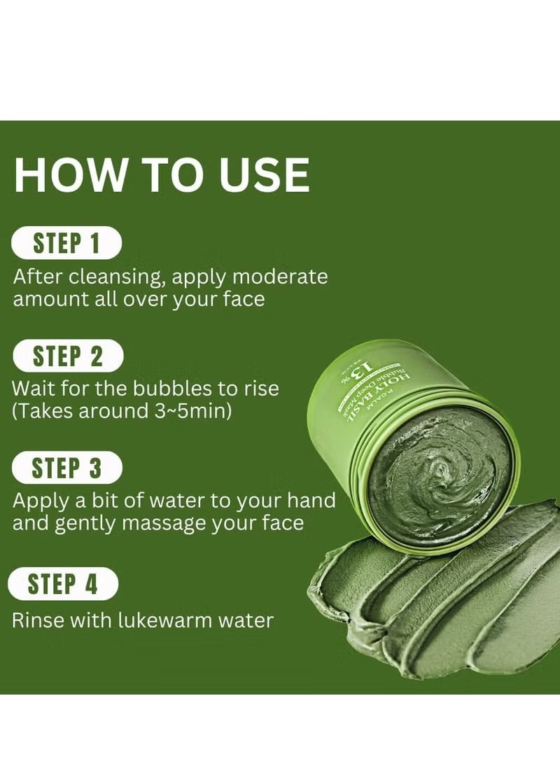 Holy Basil Bubble Deep Mask