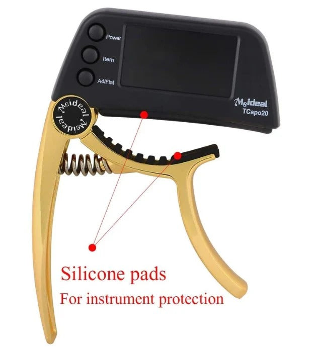 Guitar Capo with Built-in Tuner
