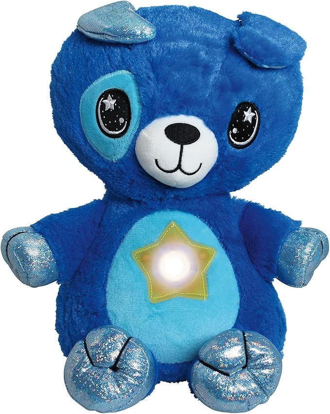 Cozy LED Stuffed Animal Night Light for Kids Bedtime Comfort