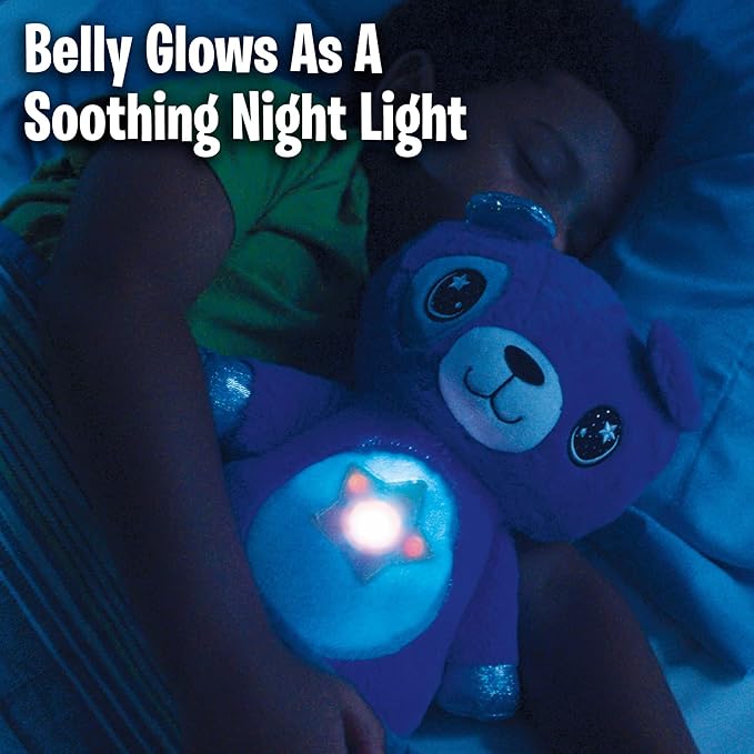 Cozy LED Stuffed Animal Night Light for Kids Bedtime Comfort