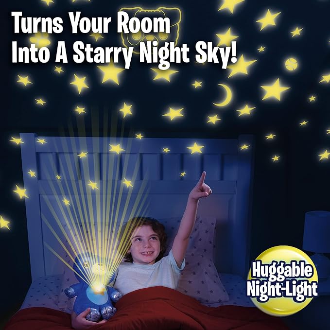 Cozy LED Stuffed Animal Night Light for Kids Bedtime Comfort