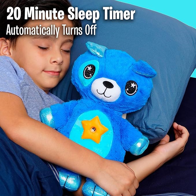 Cozy LED Stuffed Animal Night Light for Kids Bedtime Comfort