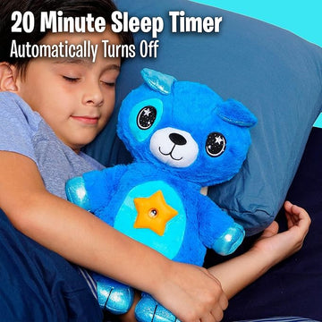 Cozy LED Stuffed Animal Night Light for Kids Bedtime Comfort